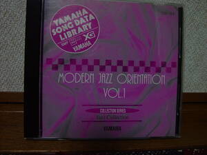 YAMAHAのSMFソング・データライブラリー　XGフォーマット「MODERN JAZZ ORIENTATION VOL1」フロッピーディスク　2DD★状態：並、動作品