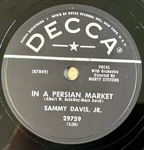 SAMMY DAVIS JR. DECCA The Man With The Golden Arm/ In A Persian Market