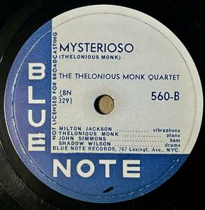 THELONIOUS MONK BLUE NOTE Mysterioso CLASSICS ALL-TIME !!!!