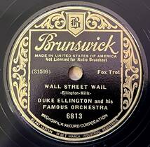 DUKE ELLINGTON AND HIS FAMOUS ORCH. BRUNSWICK Cotton Club Stomp/ Wall Street Wail CLASSICS!!!!!_画像3