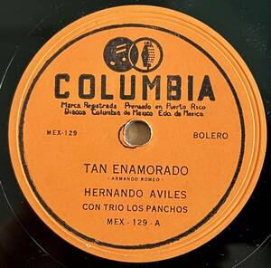 メキシコ; HERNANDO AVILES COLUMBIA(MEXICO) Tan Enamorado/ Pensando