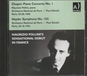 MAURIZIO POLLINI - SENSATIONAL DEBUT IN FRANCE ARCHIPEL