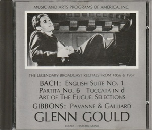 GLENN GOULD - BROADCAST RECITAL 1956 & 1967 MUSIC & ARTS