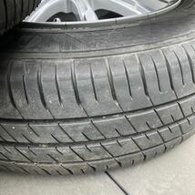 175/70R14 社外アルミホイール 14インチ 4穴 バリ山 倉庫保管 比較的綺麗 グッドイヤー 4本セット_画像4