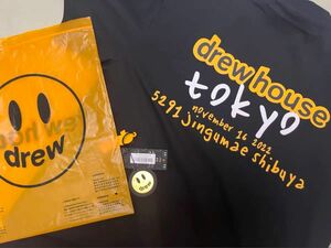 「東京限定」新品 Drew House 半袖Tシャツ　Mサイズ　ブラック