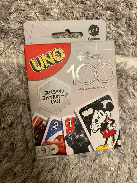 新品　ディズニー　100周年　UNO ウノ　Disney カードゲーム　記念