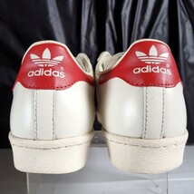 adidas 27.0 金ベロ SUPER STAR スーパースター 80s VINTAGE DX ホワイト レッド白 赤 SUPERSTAR_画像6