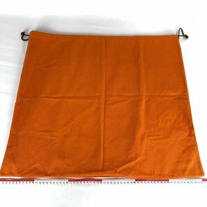 HERMES エルメス 保存袋 61×52 大型 特大 旧型 巾着袋 付属品 バッグ用 袋 オレンジの画像2