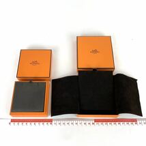 HERMES エルメス 空箱 22箱 空き箱 BOX ボックス 化粧箱 リボン 緩衝材 アクセサリーケース 小物用 オレンジ オレンジボックス _画像9