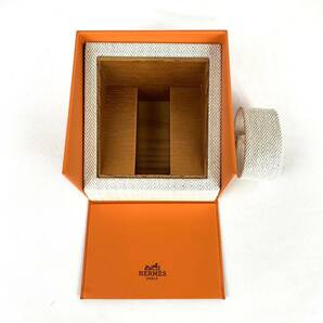 HERMES エルメス ウォッチケース 時計ケース 空箱 BOX ボックス オレンジ 2個セット 11×11×7の画像2