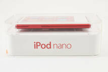 【新品未開封】 Apple アップル iPod nano 本体 第7世代 Bluetooth D744J/A　16GB　A1466 productRed　赤　Red　【D07】_画像6