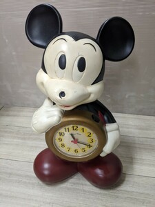 昭和レトロ ミッキーマウス Disney ディズニー おしゃべりアラーム おしゃべり目覚まし時計