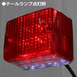 RZ250 RZ350 純正タイプ LED テールランプ ASSY レッドレンズ ナンバー灯付き YAMAHA ヤマハ 補修 交換 レストアの画像5