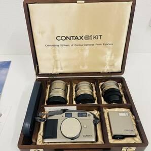 CONTAX G1 KIT コンタックス カメラ レンズ交換式AFレンジファインダー ケース 取説 カタログ ストロボ付【12199】の画像2