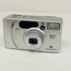 KONICA MINOLTA　コニカミノルタ　ZOOM 80C DATE　簡易動作確認　35-80mm　フィルムカメラ　コンパクトカメラ【12902】