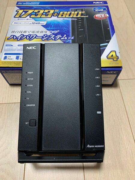 NEC 無線LAN wifiルーター Aterm WG2600HS