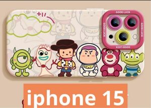 スマホケース　iphone 15 対応　漫画　かわいい