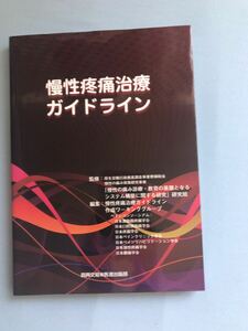 慢性疼痛治療ガイドライン☆医学書☆真興交易（株）医書出版部☆腰痛☆慢性的痛み☆治療☆