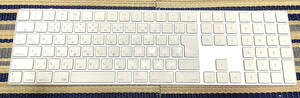 【動作品】Apple Magic Keyboard A1843 テンキー付き 日本語キーボード　純正　マジックキーボード