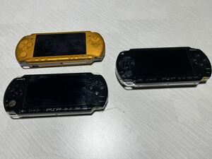 SONY PSP ジャンク品 3台 3000 1000 ソニー プレイステーションポータブル 