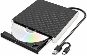 CD DVDドライブ 外付け USB3.0＆Type-C両用 外付DVD CDドライブ
