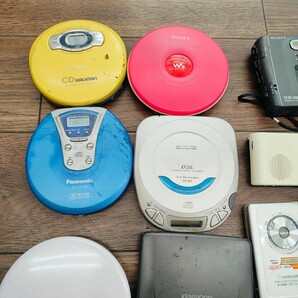 ポータブルプレーヤー まとめ売り ウォークマン カセットプレーヤー SONY Panasonic AIWA ラジオ KENWOOD CD カセット まとめて 大量 SCの画像2