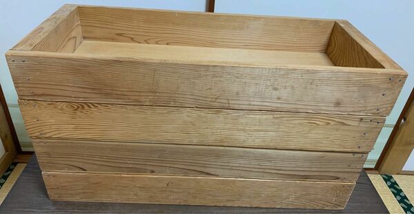 もろぶた ばんじゅう 木箱 4つセット 古材