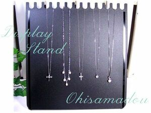 Art hand Auction Buy it now◆Accessory display stand (12 pendants, chains, necklaces, etc.) BLACK■Special mini shipping■Ohisama-do - Yahoo! Auctions Store, hand craft, handicraft, beadwork, others