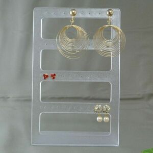  new goods #16 earrings * earrings stand / white # robust . functional . display store furniture # special Mini postage - payment on delivery possible #.....- Yahoo auc store 