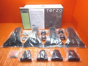 【N】未使用品 Terzo テルッツオ レインモールタイプ フットセット EF4TM ルーフオン用保護シート(EA19)付 ハイエース/エブリィ他