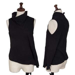  Ann Demeulemeester ANN DEMEULEMEESTERasimeto Lee high‐necked no sleeve tops black 36