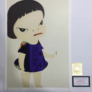 DEATH NYC 世界限定100枚 アートポスタ 奈良美智 NARA YOSHITOMO パープル 現代アートの画像1