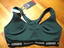 *送料無料*M*Reebok*グリーン*ブラジャー*DRY 吸水速乾*カップ一体型*緑*リーボック*_画像4