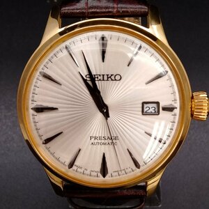 セイコー Seiko 腕時計 動作品 4R35-01T0（プレザージュ） メンズ 1316146