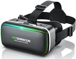 Nova JP【令和秋初売りVRゴーグル】 VRヘッドセット ヘッドマウントディスプレイ スマホ用 ピントや目幅調整可 非球面光学