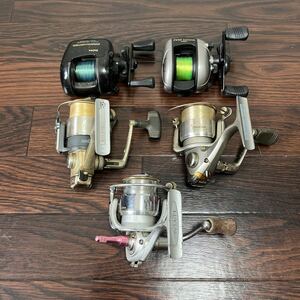 ベイトリール スピニングリール まとめて5個ダイワ シマノ チームダイワ釣具 Daiwa ルビアス