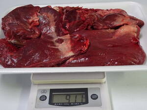  natural venison .. length neck meat other 911g including in a package possibility 
