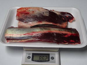天然鹿肉　捕れたて鹿肉　　背ロース肉　その他　　８６２　ｇ　　同梱可能