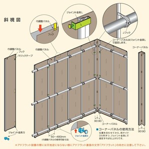 ［税込］アドフラット フラットパネル用取付金具 J型金具 単管パイプと固定 安全鋼板仮囲い鋼板 仮設材 足場 春日部 横浜発★全国配送可能 の画像7