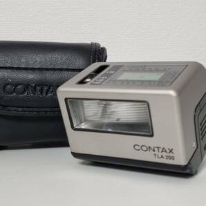 【並品】CONTAX コンタックス G1 G2用 ストロボ TLA 200 ケース付き 動作確認済の画像1