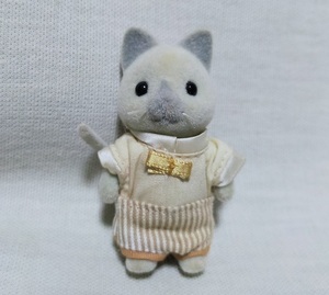 * Sylvanian Families urban life серый кошка. мужчина 