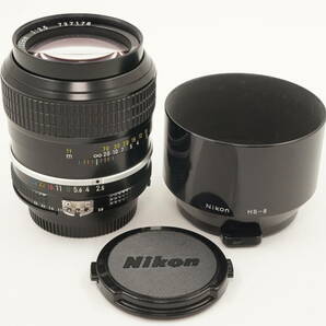 n-5●売り切り●Nikon NEW NIKKOR 105mm F2.5●Ai改●ニコン ニューニッコール●HS-8 LENS HOOD レンズ フード●の画像1