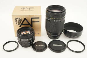 n-2* selling out *Nikon Nikon *Ai AF NIKKOR 50mm F1.4 S NEW*Ai AF Zoom-NIKKOR 70-210mm F4-5.6 S*HN-24 LENS HOOD lens hood *