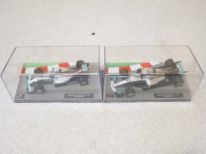 ◇F1マシンコレクション④◆ 1/43 メルセデスF1 ルイス・ハミルトン 2台 [W05 Hybrid-2014 ][W08 EQ Power+-2017] ◆デアゴスティーニ◇