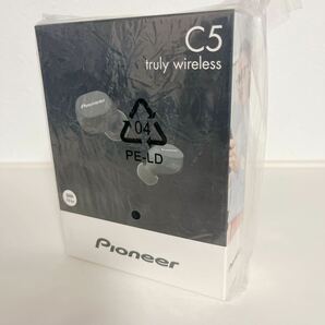 1円スタート 新品未使用未開封品 パイオニア 完全ワイヤレスイヤホン Bluetooth対応/左右分離型/マイク付き ブラック SE-C5TW(B) Pioneerの画像1