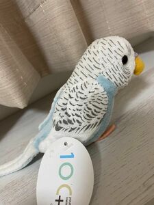 セキセイ インコ ぬいぐるみ ブルー キーホルダー 鳥 10c+1 マスコット ことり 小動物 キュート