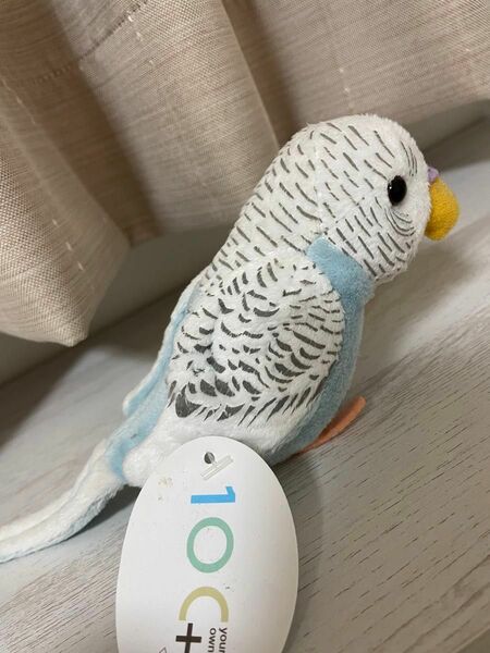 セキセイインコ ぬいぐるみ ブルー キーホルダー 鳥 10c+1 マスコット ことり