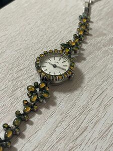 アンティーク オパール OPAL 腕時計 レトロ メルヘン ジャンク ブレスレット 