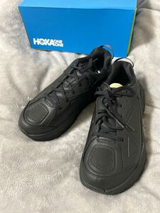 【HOKA ONEONE】ホカ オネオネ/BONDI LEATHER WIDE/ボンダイレザーワイド　26.5cm