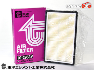 ノート ZE11 エアエレメント エアー フィルター クリーナー 東洋エレメント H20.09～H24.08